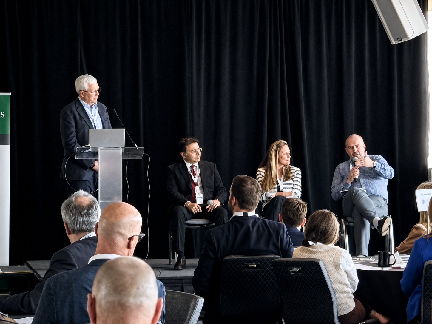 A leadership panel in session