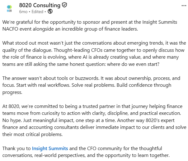 LinkedIn post