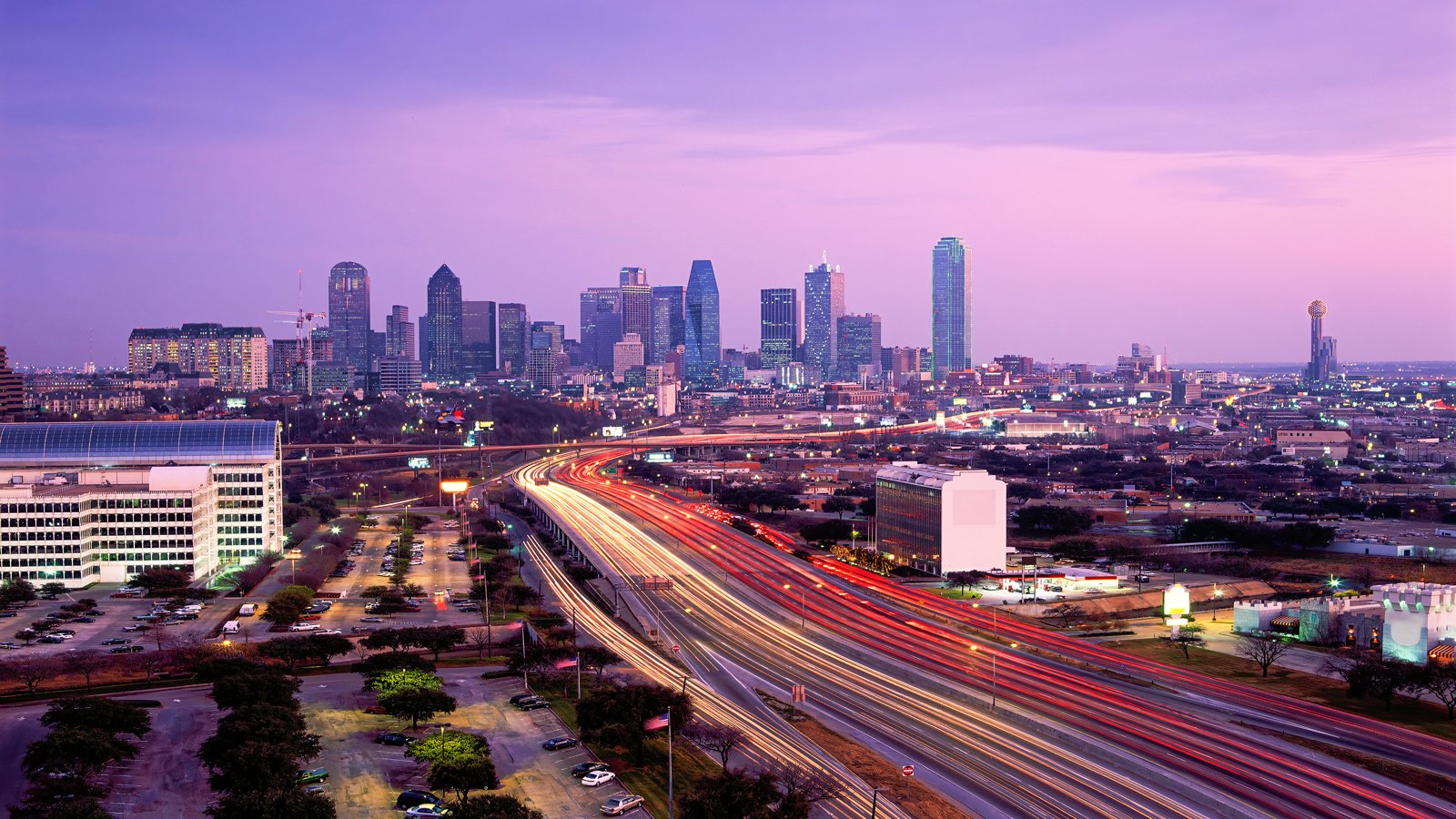 Dallas at dusk
